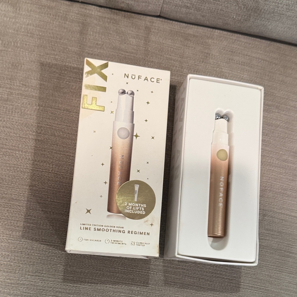 NuFace FIX Line Smoothing Device - Sleek Gold